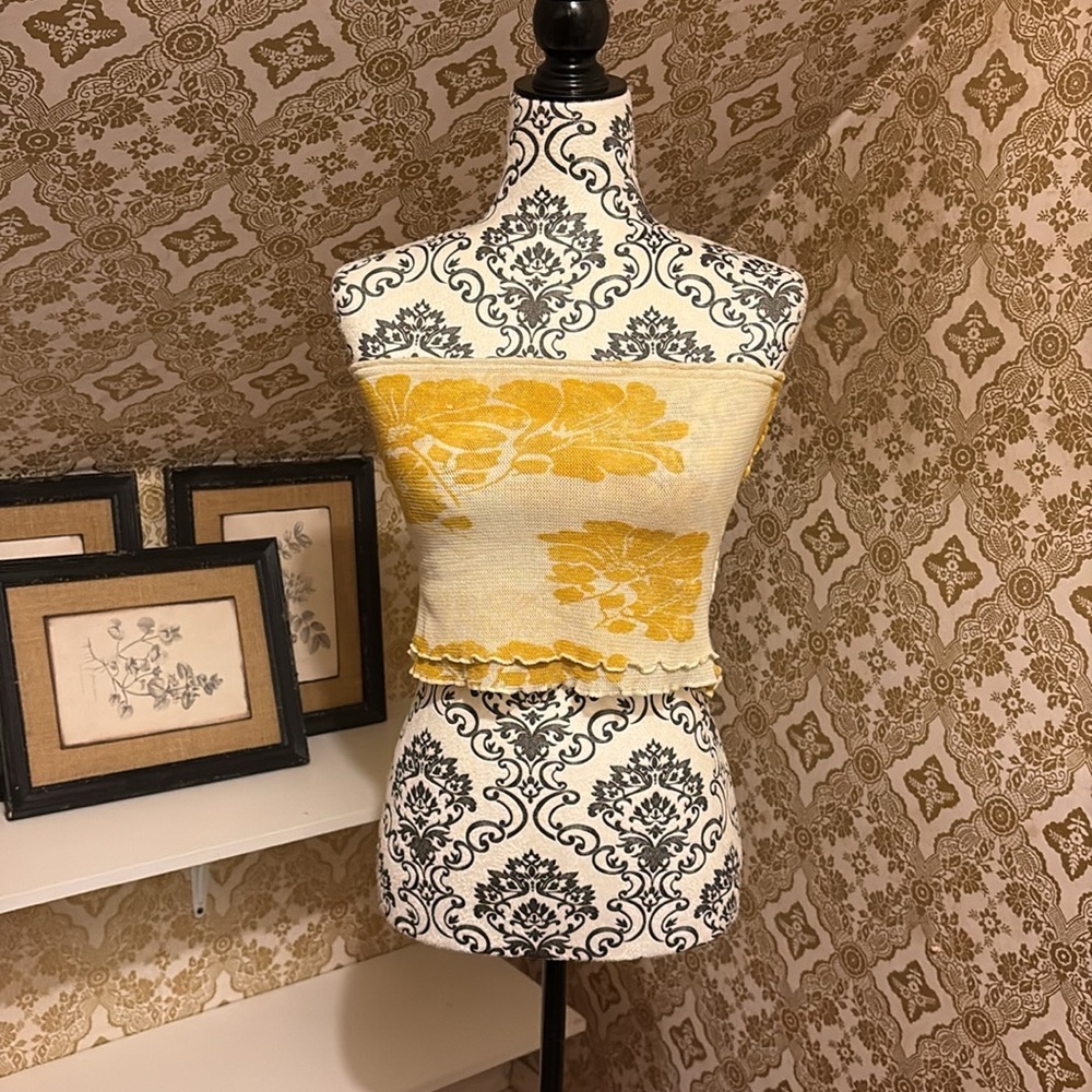 Free People yellow poppy tube top - Picture 4 of 10